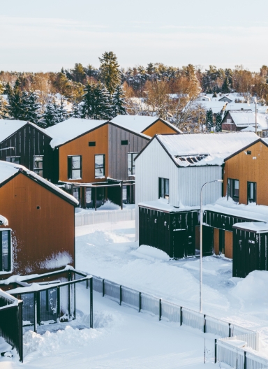 Townhouse-style homes